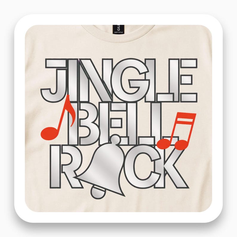 Jingle Bell Rock Shirt, Christmas Music Tee, Holiday Party Gift, Festive Winter T-Shirt