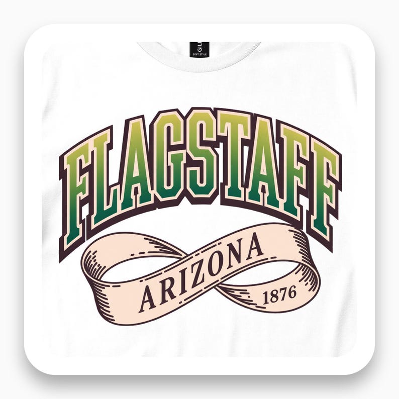 Flagstaff Arizona Shirt, Vintage Collegiate Tee, Mountain Town Gift, Retro Travel T-Shirt
