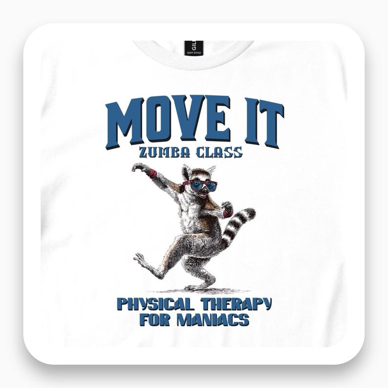 Zumba Class Shirt, Fitness Humor Tee, Boxing Gloves Workout T-Shirt, Gift for Gym Lovers, Energetic Animal Parody Tee