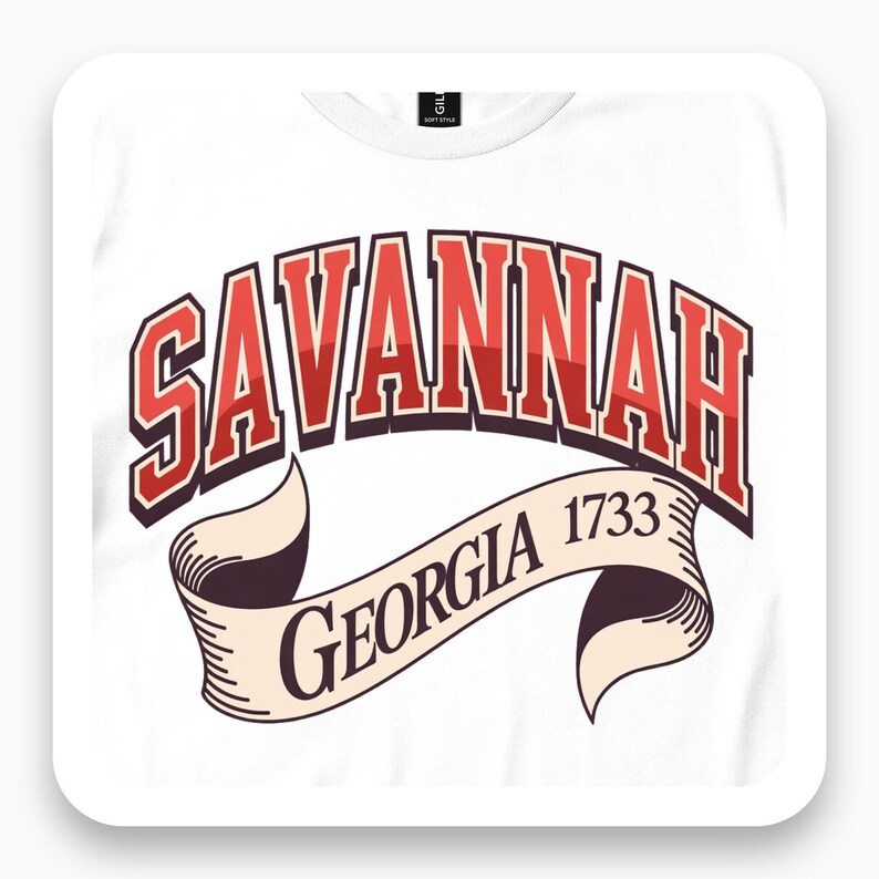 Savannah Georgia Shirt, Retro Southern Tee, 1733 City Gift, Vintage Travel T-Shirt