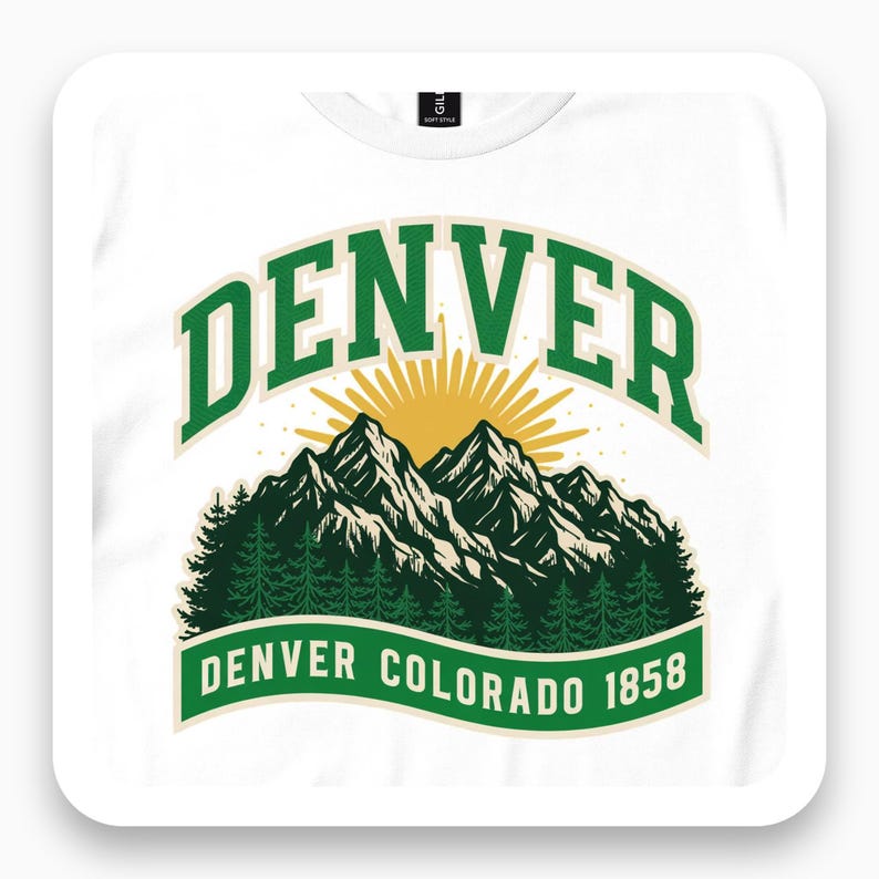 Denver Colorado Shirt, Rocky Mountain Tee, Colorado State Gift, Outdoor Adventure T-Shirt