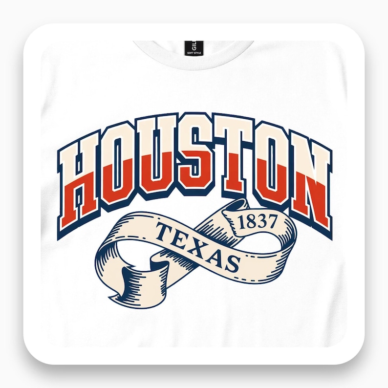 Houston Texas Shirt, Collegiate Varsity Tee, Texas Pride Gift, Retro Varsity T-Shirt