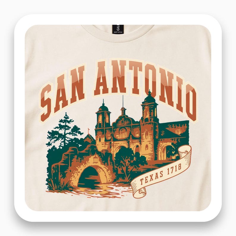 San Antonio Shirt, Texas Vintage Tee, Riverwalk Mission Gift, Retro Travel T-Shirt
