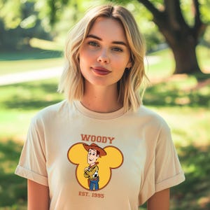 Woody Mousehead Shirt, Woody Est Shirt, Birthday Gift for Toy Story Fan, Matching Family Disneyland Shirt, Disney World Shirt