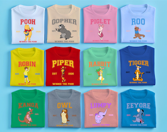 Winnie the Pooh Shirts Winnie Disneyland Shirts Pooh Piglet Lumpy