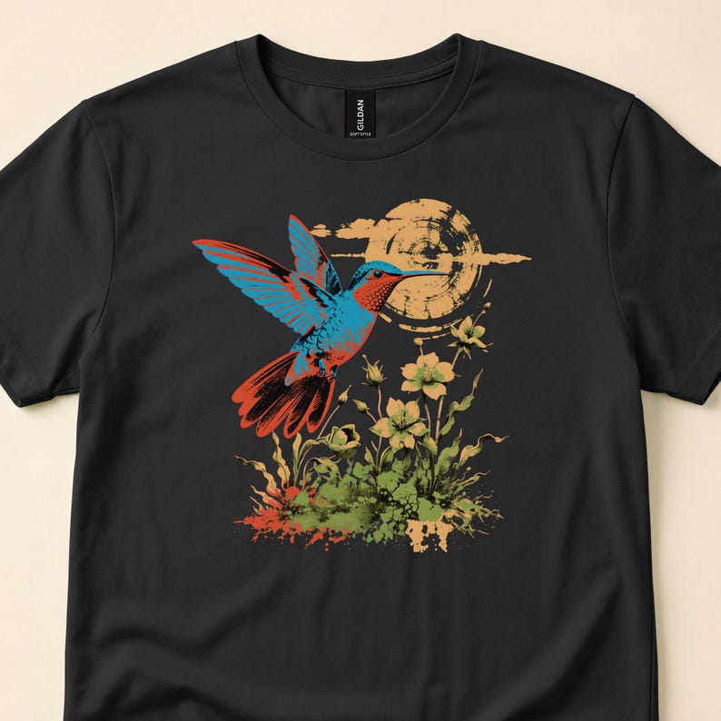 Hummingbird Garden Shirt, photo 1