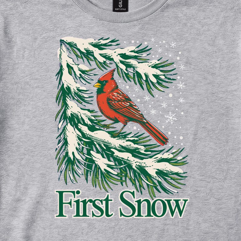 First Snow Pine Bough Shirt, photo 1