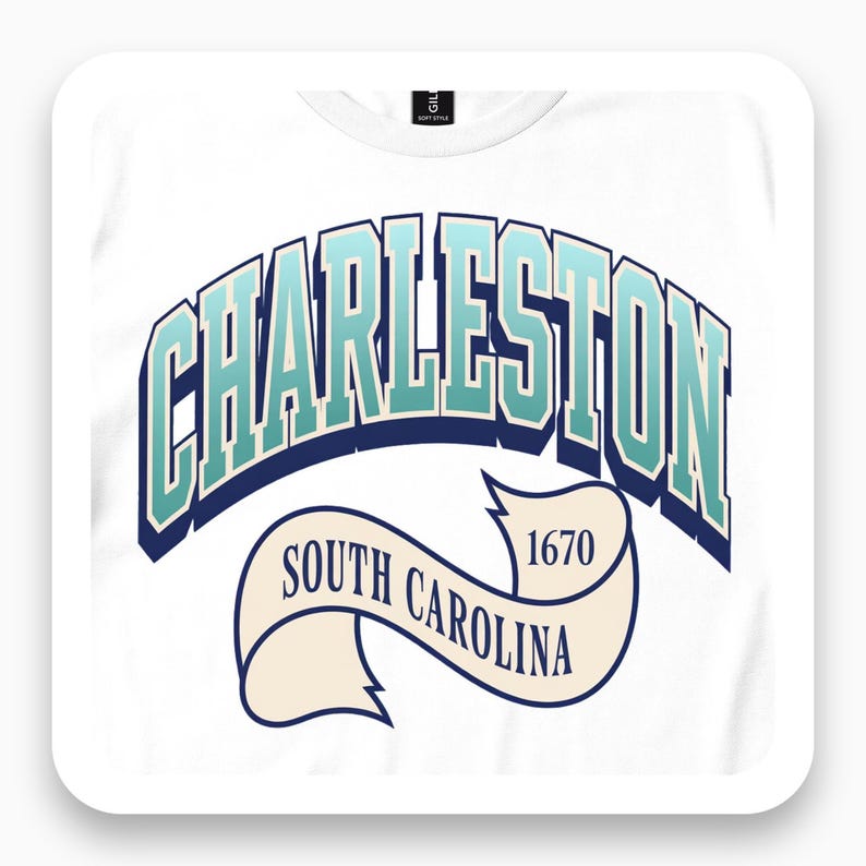 Charleston South Carolina Shirt, Coastal Heritage Tee, 1670 History Gift, Travel Souvenir T-Shirt