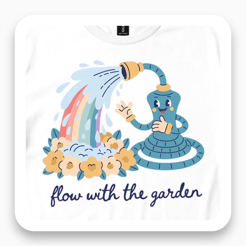 Garden Lover Shirt, Blooming Flowers Tee, Gardening Gift, Cheerful Nature T-Shirt