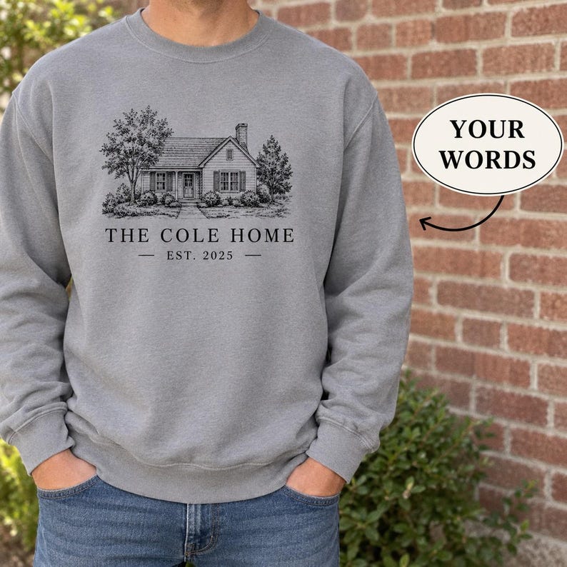 Custom Family Home Sweatshirt, photo 1