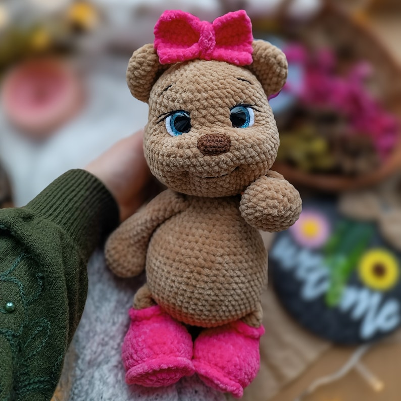 Adorable Crochet Bear Patterns Master the Art of Amigurumi Crafting with PDF Instructions Perfect for Baby Bears zdjęcie 3