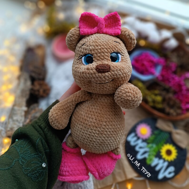 Adorable Crochet Bear Patterns Master the Art of Amigurumi Crafting with PDF Instructions Perfect for Baby Bears zdjęcie 9