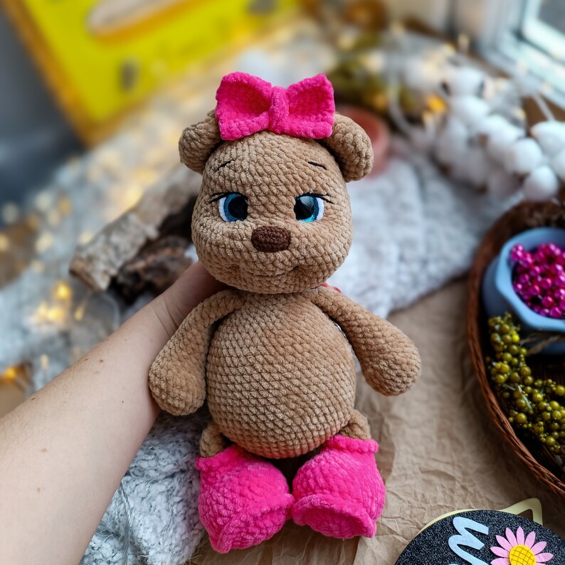 Adorable Crochet Bear Patterns Master the Art of Amigurumi Crafting with PDF Instructions Perfect for Baby Bears zdjęcie 6