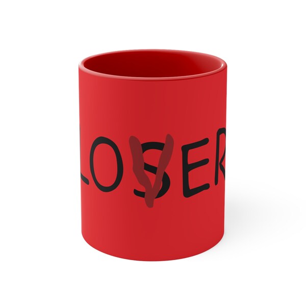 Losers Club Lover Accent Coffee Mug 11oz