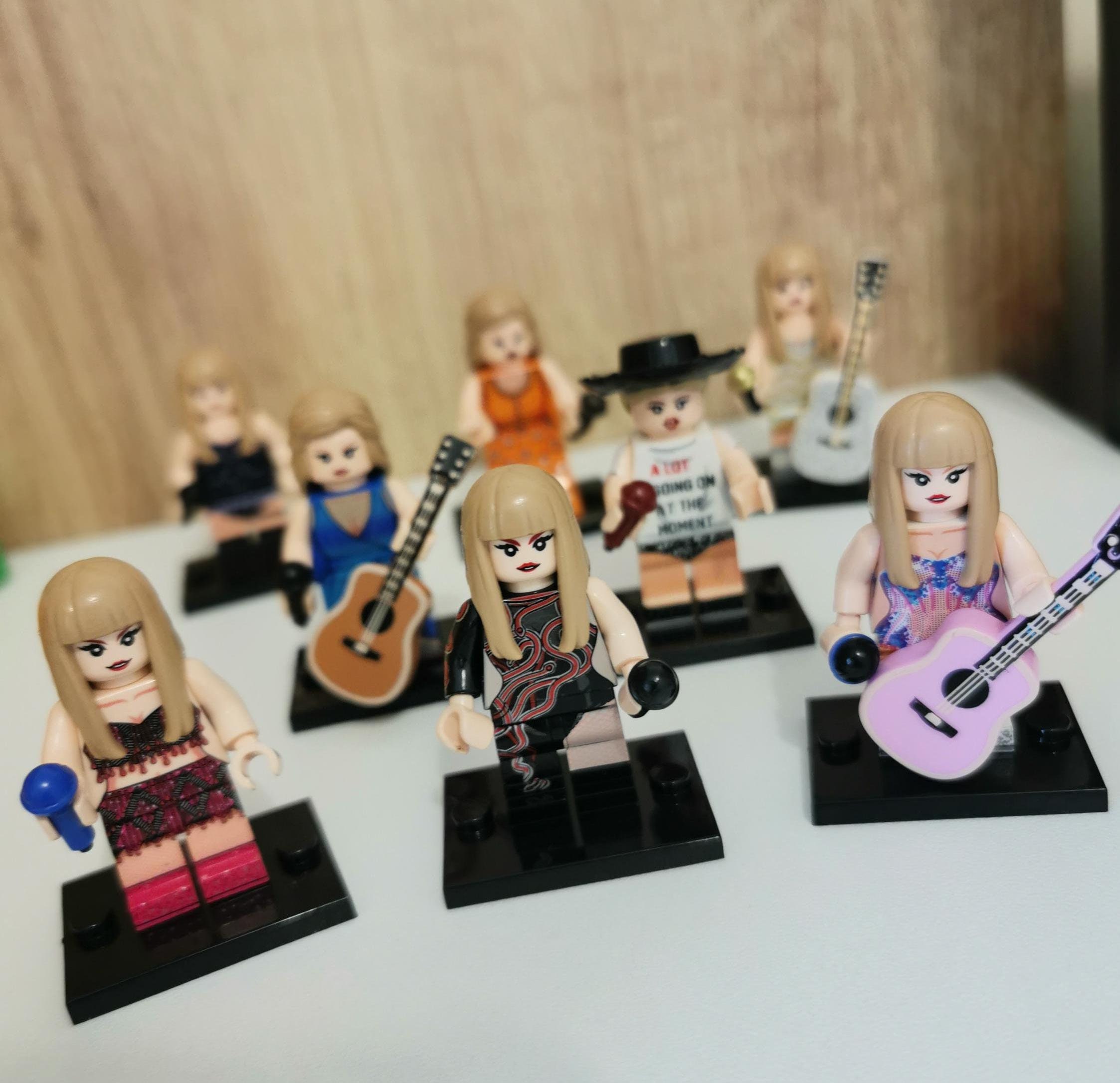 Taylor Swift Minifigures and Keychains - Etsy