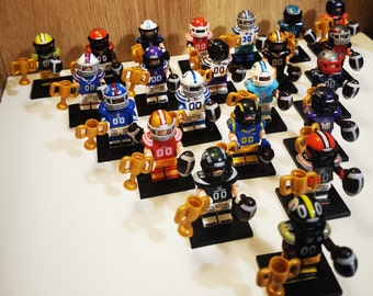 American Football Minifigures and Keychains