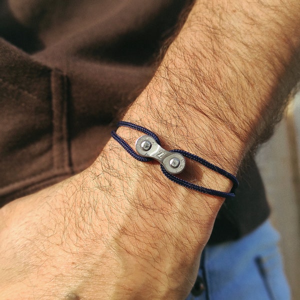 Bracelet maillon chaine de vélo