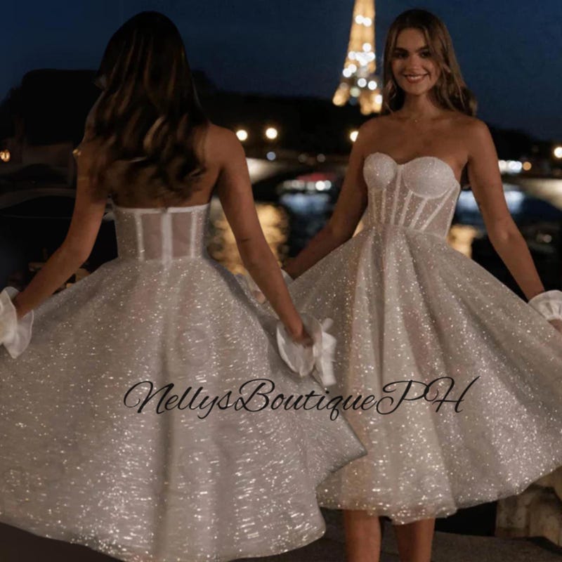 Sparkle Wedding Dress - Etsy