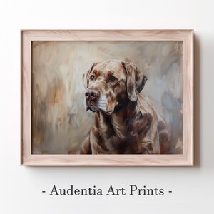 Printed Labrador Retriever Wall Art Poster