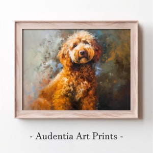Printable Goldendoodle Wall Art
