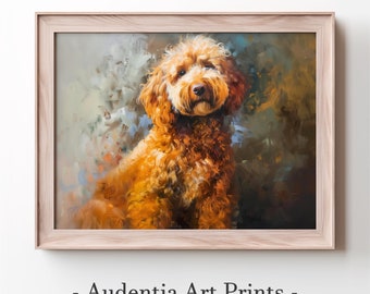 Printable Goldendoodle Wall Art