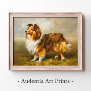 Printable Shetland Sheepdog Wall Art