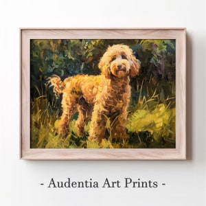 Printable Goldendoodle Wall Art