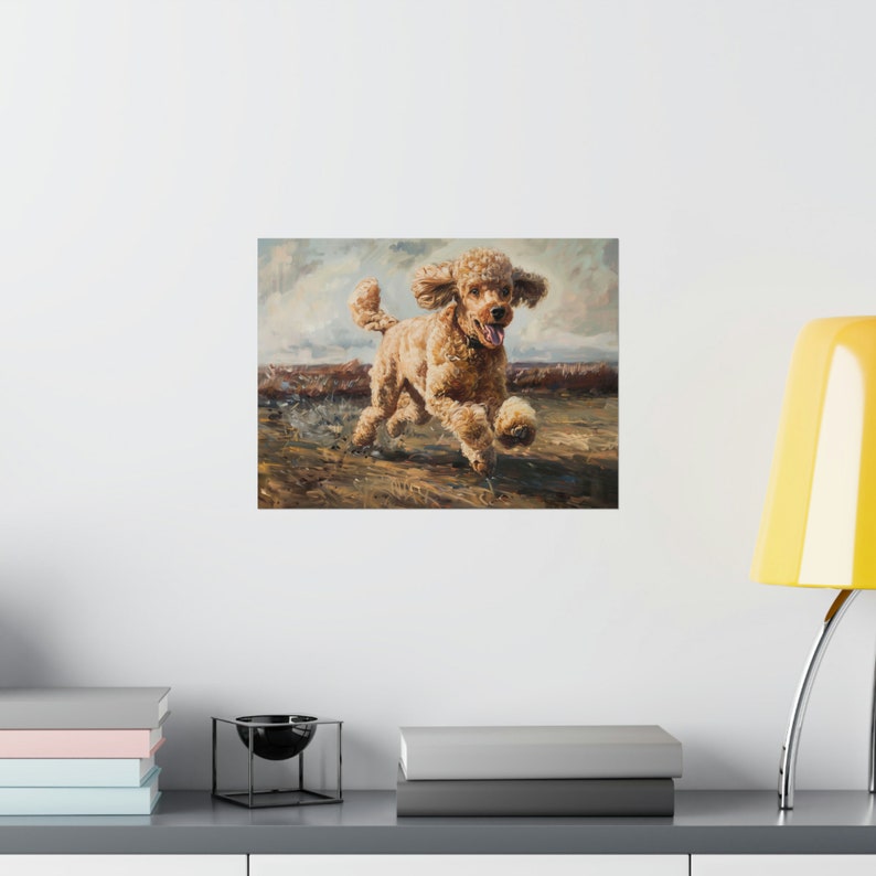 Printed Poodle Wall Art Poster - Etsy