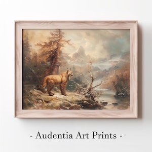 Printed Lynx Wall Art Poster