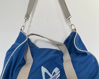 80s adidas duffle gym bag