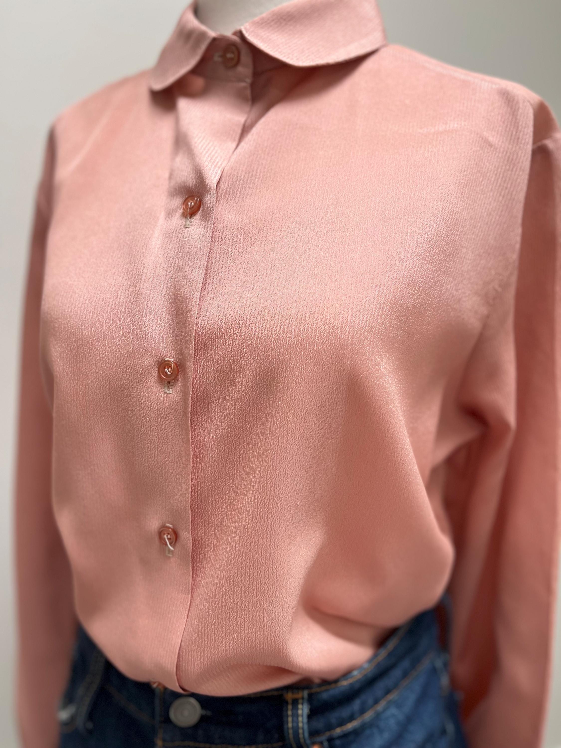 Vintage 80s Satin Dusty Rose Blouse Etsy Vintage 80s Satin Dusty Rose Blouse Etsy