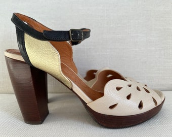 Chie Mahara leather sandals, from Spain