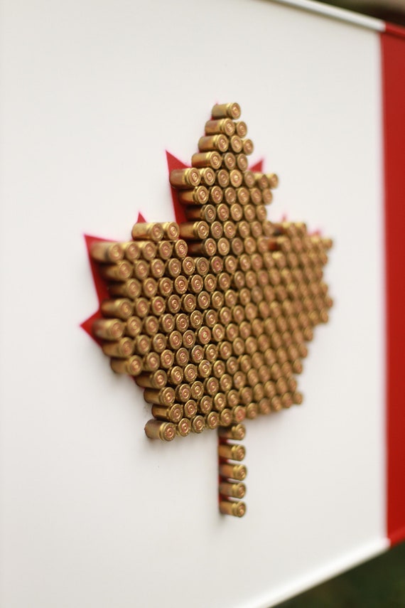 Vintage Canada Flag Stickers - 50 Pack Distressed Canadian Flag Decals For Crafts & Scrapbooking