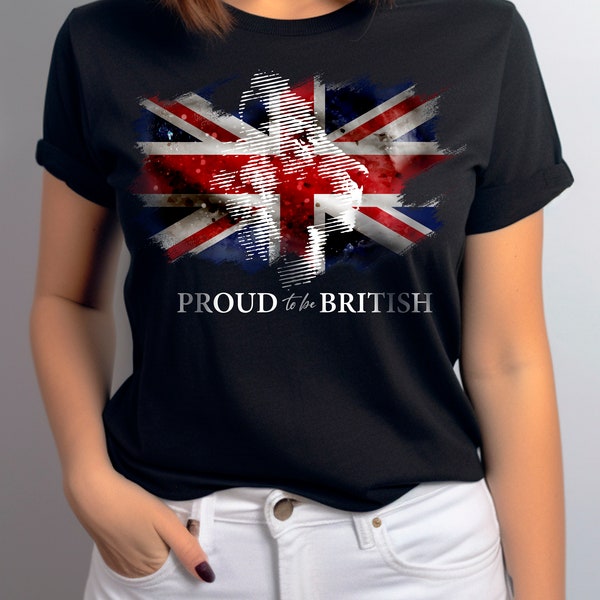 Proud to be british tee, british lions, british flag, UK celebration, british gift, England DNA, british roots,  Unisex Jersey Short Sleeve