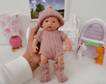 Full Body Silicone Reborn Girl 9" Doll