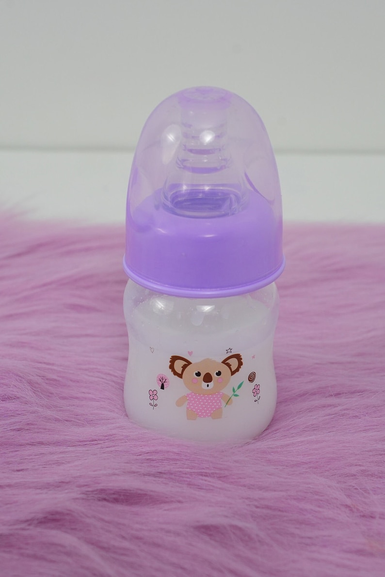 Reborn Bottle With Magic Milk 2oz Reborn Dolls Purple