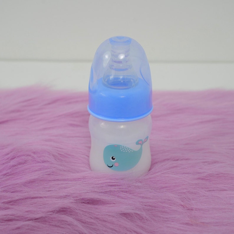 Reborn Bottle With Magic Milk 2oz Reborn Dolls Blue