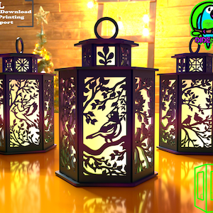 Cardinal Lamp Decoration 3D Printable STL file