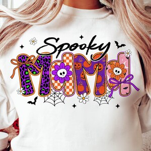 Preppy Spooky Mama png, retro halloween png, trending png, Gothic png, Bat halloween png, Mama png, Witch png, Spooky Mama Halloween png