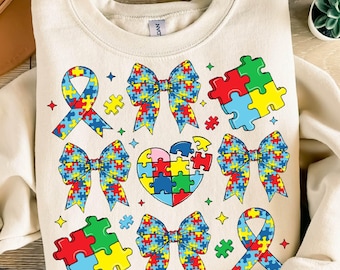 Retro Autism Awareness Png, Autism Mama Png, What Makes You Different, Special Education, Neurodiversity Png, Autism Coquette Png