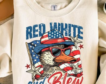 Duck 4th July Png, Red White & blue Png Duck Call, Boys Independence day Sublimation Kids 4th July Design png, toddler png, popular now png