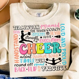 Cheerleading PNG, Cheer PNG, Cheer Mom Png, Cheer Mama Png, Sublimation Design, Retro Vibes Png, Cheerleader Png, Cheer Gift, Cheer Team