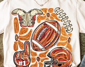Boho Football, voetbalwedstrijd, dag, voetbal, herfst, herfst, bloemenvoetbal, png Touchdown-seizoen, herfstvoetbal voetbal Mama png