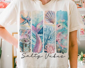 Preppy Summer Salty Soul png, Retro Salty Vibes png, Beach vibes Png Clam Pearl Aesthetic Summer png, Trendy Summer Png, Funny Sarcastic png