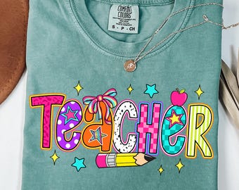 Preppy Teacher PNG, Last Day Of School Png, Teacher Summer Png, Teacher Appreciation Gift, Teacher Life png, Retro Teacher Checkered Design