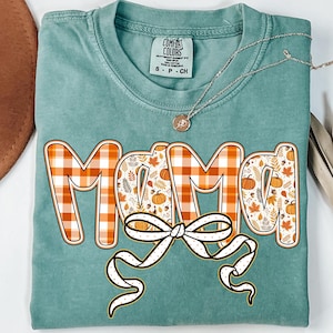 Preppy Fall Mama Png, Mama Fall Png, Fall Png, Autumn Mama Coquette Bow Png Mom Png, Floral Mama Sublimation Design, Pumpkin Fall Mama Png
