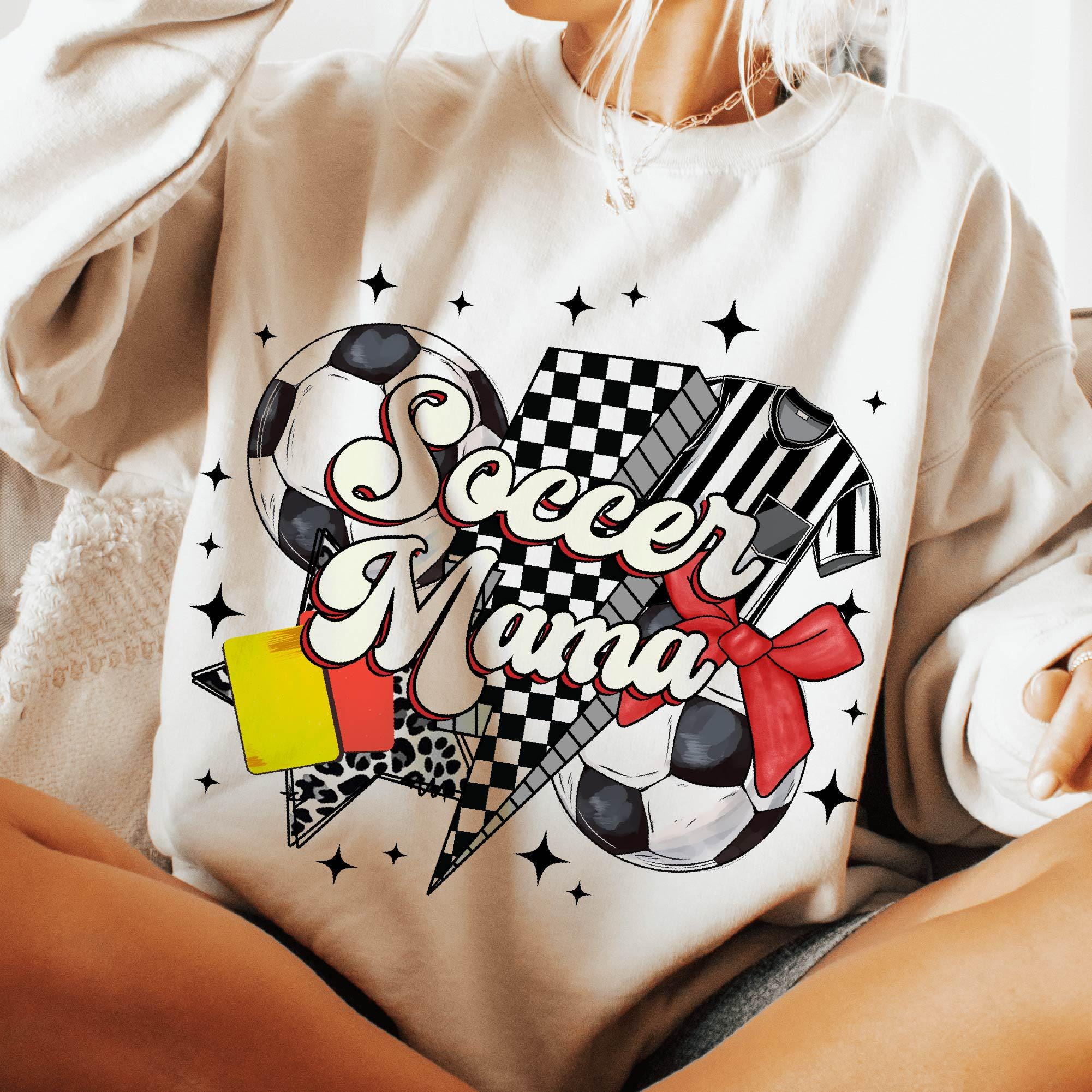 Soccer Mama Png Soccer With Coquette Png, Soccer Mom Png, Retro Soccer ...