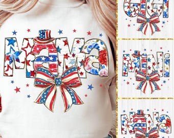 Mama 4th of July Png, Family 4th of July Png, American Mama PNG, Fourth of July USA Flag Png, Patriotic Png Brushstroke Mama Mini Gigi Nana
