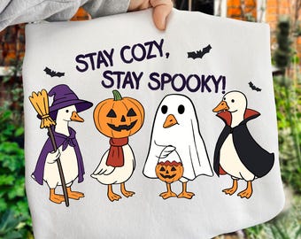 Ganso tonto de Halloween PNG, Ganso espeluznante PNG, Ganso divertido de Halloween PNG, Ganso en Halloween, Lindo terror PNG, Ganso espeluznante PNG