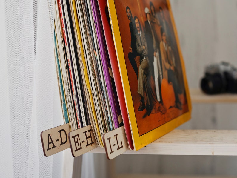 60 Pcs Vinyl Record Dividers Bulk Plastic Album Lp Record